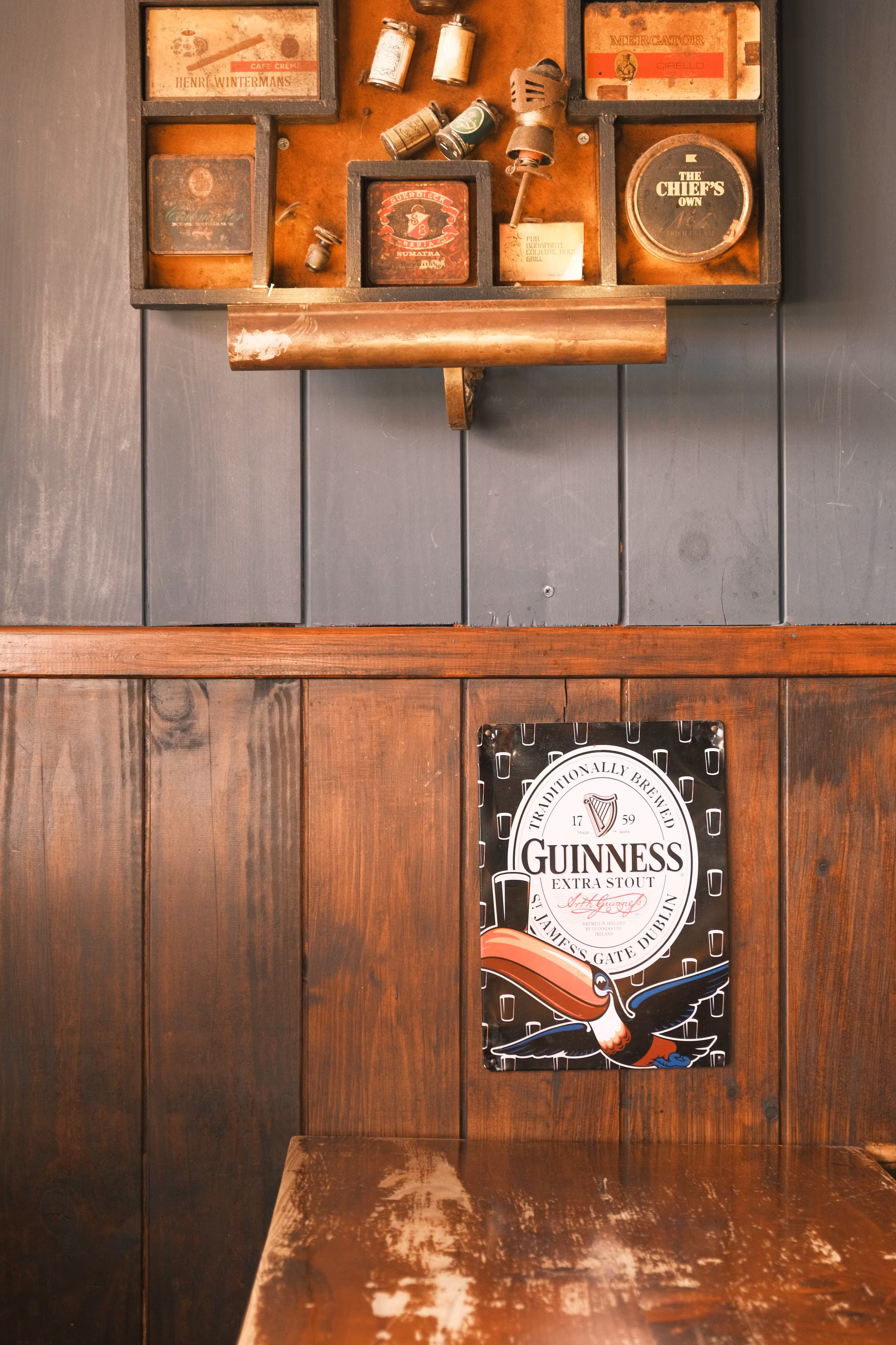 We got a (little) tipsy in an Irish pub. We thought of the Irish people and friends that we made there.