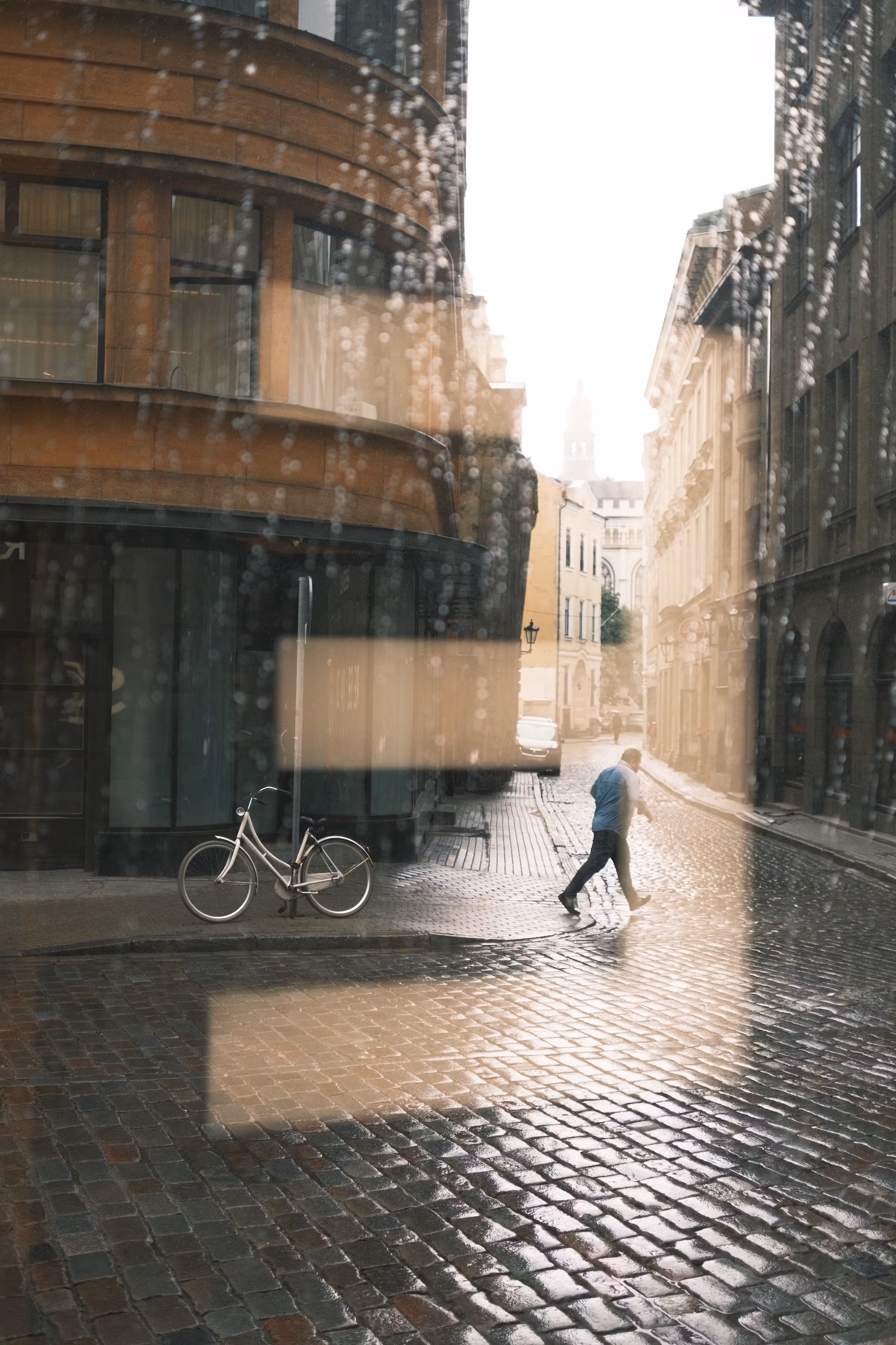 We got crazy rain for 15min at some stage.