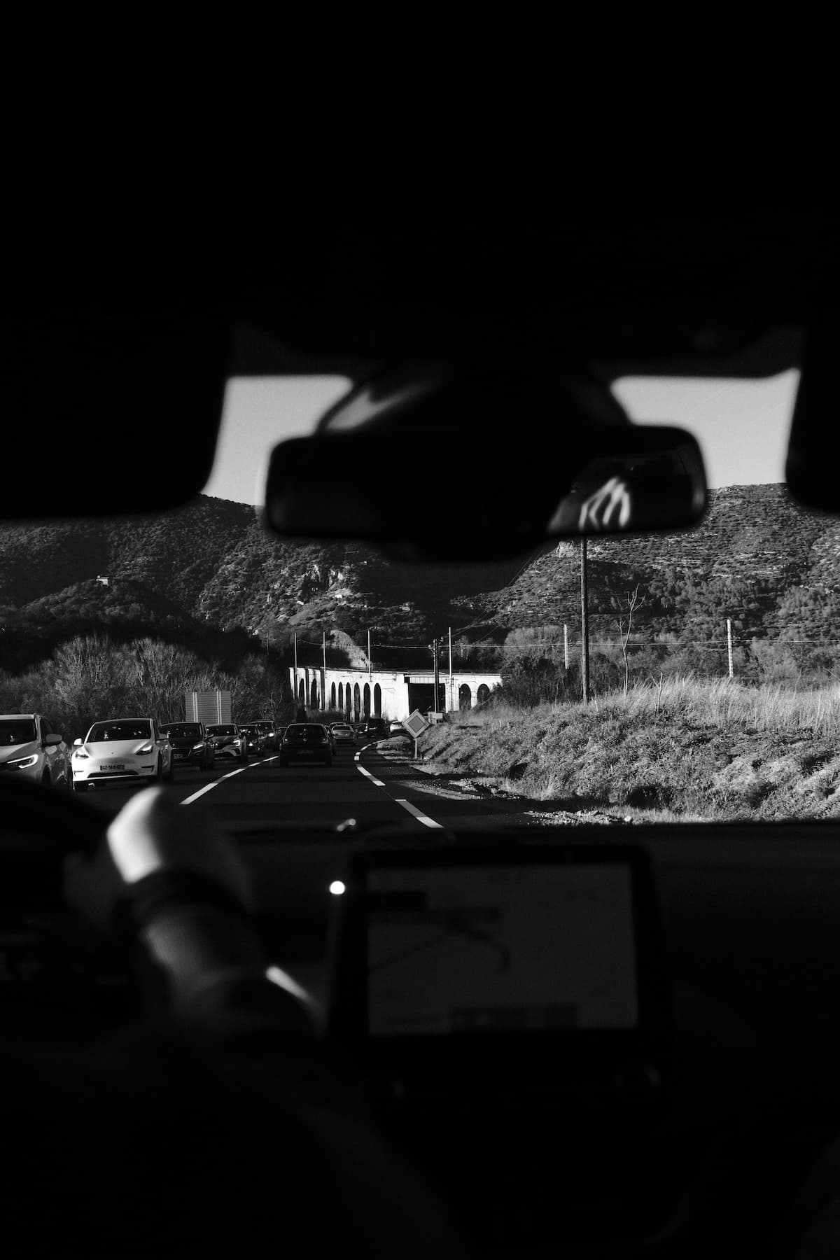 The first picture from our NYE celebrations. Stoyan driving us to our Airbnb. Check out the NYE 2024 post :)